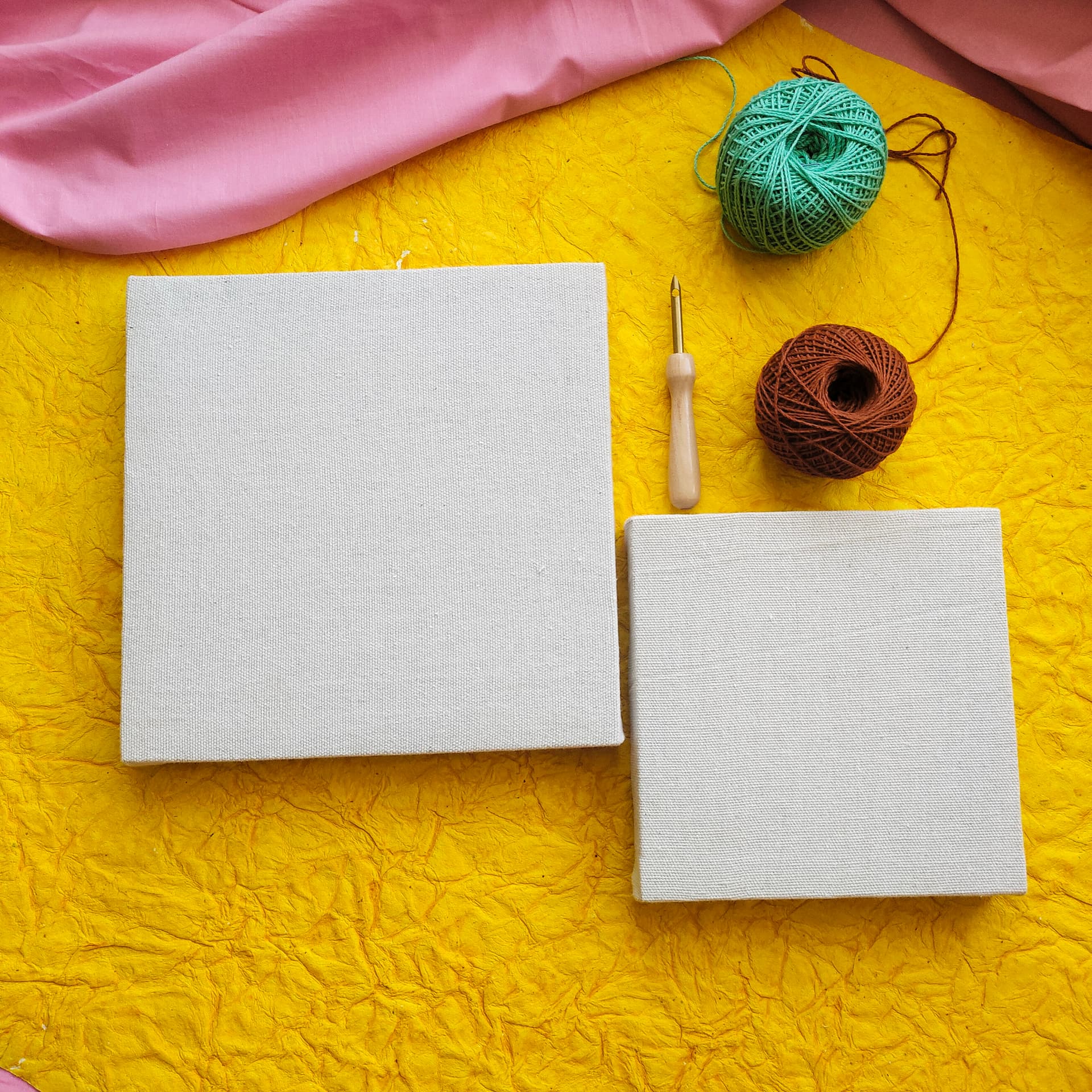 Pre Stretched Fabric Frame Set of 2